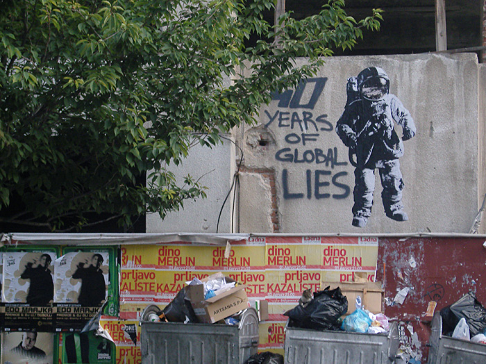 global warming graffiti