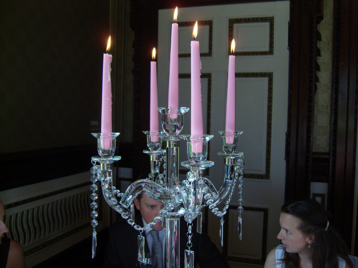 chandelier with candles