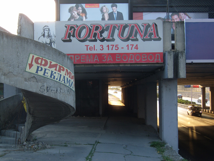 underpass Skopje