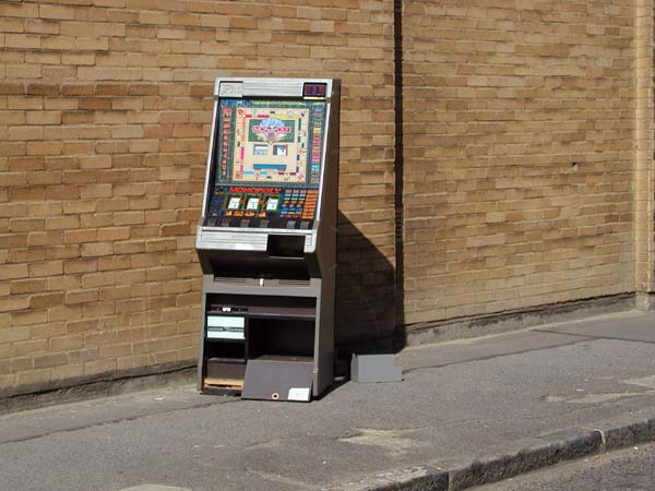 Abandoned Fruit machine