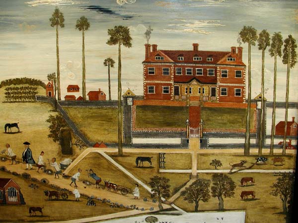 painting of Country estate