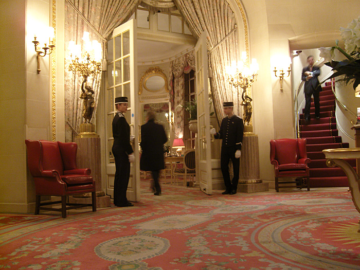 Ritz hotel foyer, London