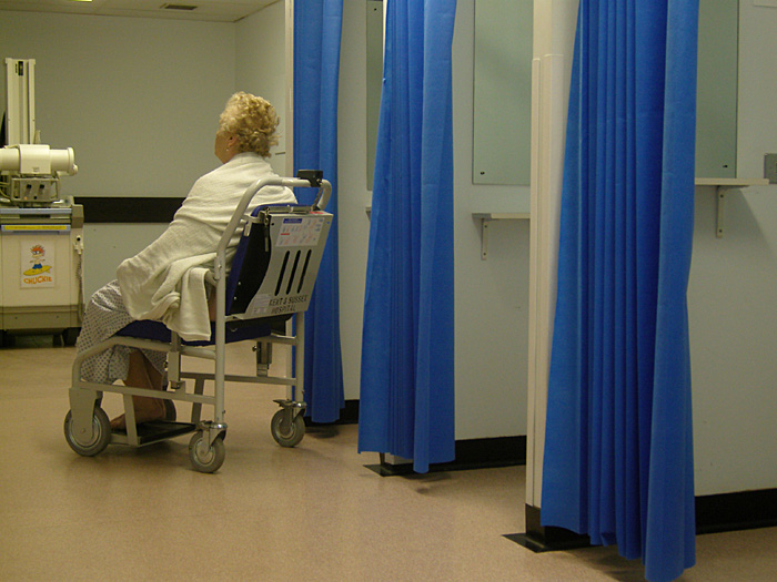 waiting in hospital