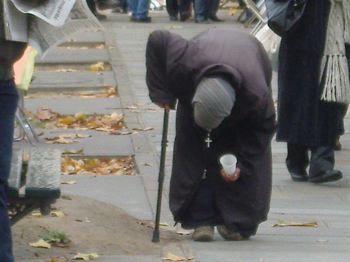 sham beggar